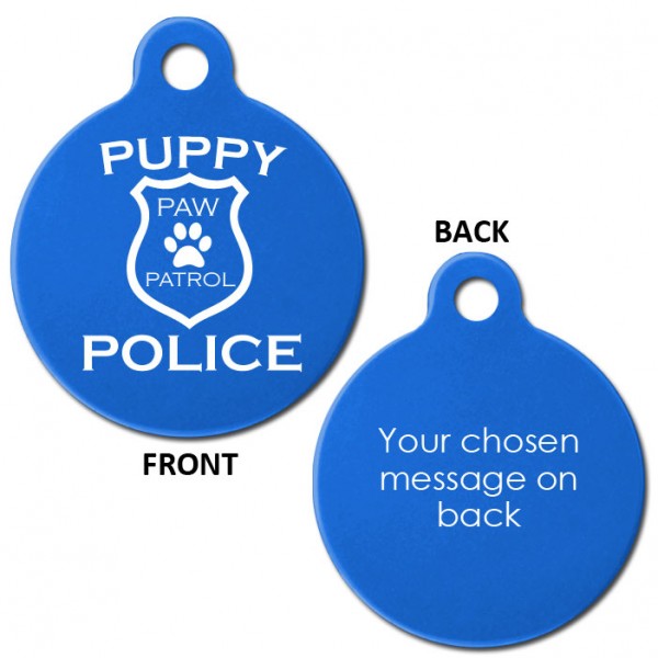 Police dog tags hot sale for pets
